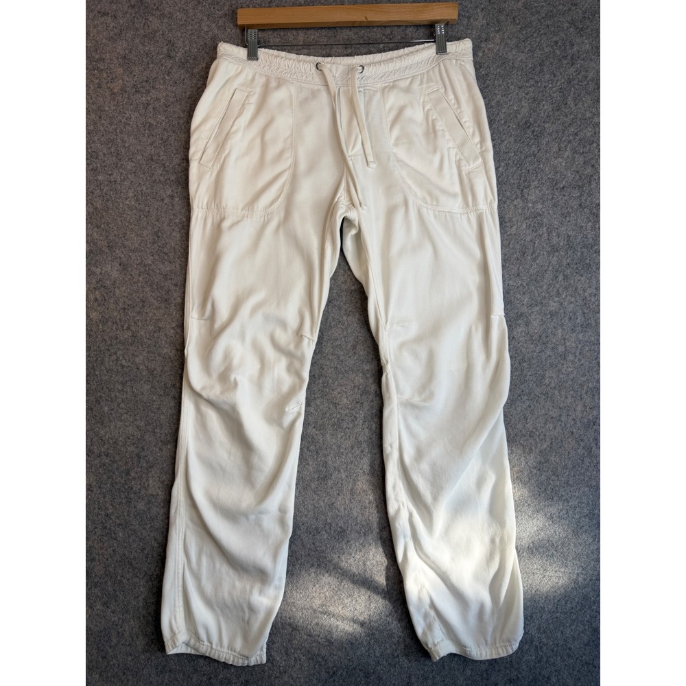 Standard James Perse Womens White Jogger Pants Cotton Modal Drawstring Size 2 M